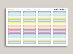 Monthly Label Planner Stickers for 2021 MakseLife Planner R6