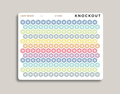 Mini Hexagons Stickers for 2021 Makse Life Planner U1
