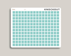 Matte Transparent Square Checkbox Planner Stickers for 2021 MakseLife Planner U9