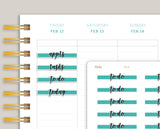 Vertical Highlight Header Stickers for MakseLife Planner R13