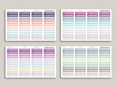 Dollar Sign Monthly Planner Stickers for 2021 inkWELL Press IWP-W35