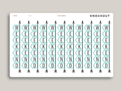 Horizontal Weekend Banner Stickers for Makse Life Planner R21