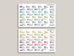 Quarterly Chores Sampler Planner Stickers for MakseLife Planner R26