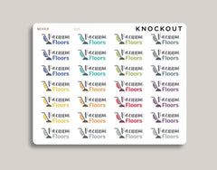 Vacuum Floors Icon Stickers for MakseLife Planner U21