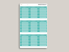 Hydration Tracker Sidebar Planner Stickers for Makse Life Planners R22