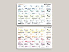 Quarterly Chores Sampler Planner Stickers for MakseLife Planner R26