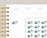 Tidy Up Planner Stickers for MakseLife Planner U17