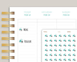 Pill Icon Planner Stickers for MakseLife Planners U31