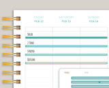Full Length Vertical Washi Stickers for MakseLife Planners R29