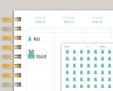 Backpack Icon Planner Stickers for MakseLife Planner U38