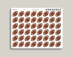 Football Sports Planner Stickers FQ9