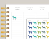 Horse Icon Planner Stickers FQ43