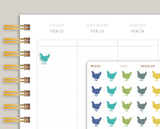 Chicken Icon Planner Stickers FQ42