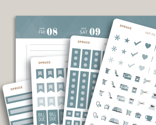 Flex Functional Sampler Kit for 2022 inkWELL Press Planners IWP-P5