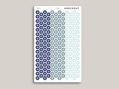 Habit Tracker GOAL Hexagons Stickers for 2021 inkWELL Press Planners IWP-P22