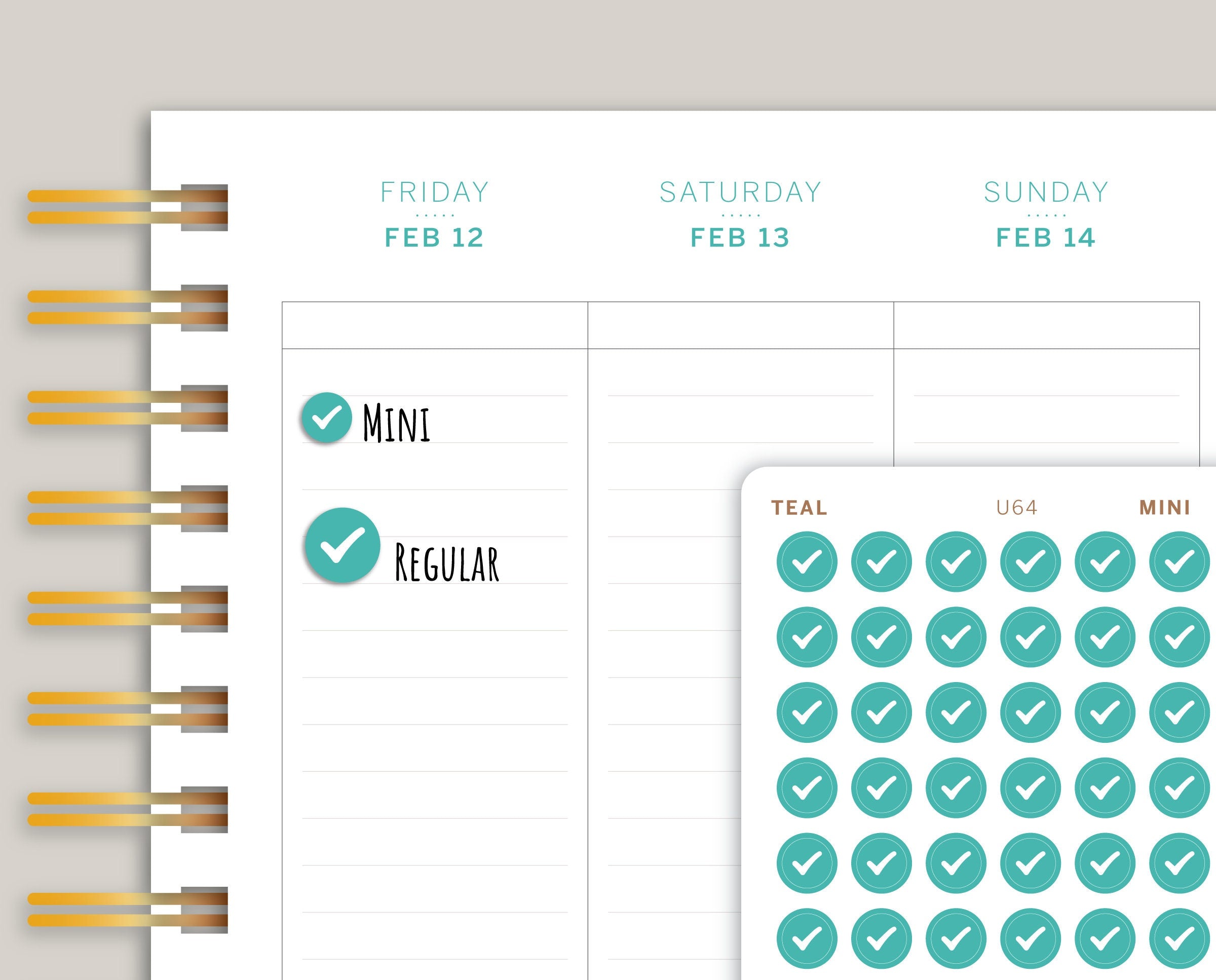 Free Printable Planner and Bullet Journal Stickers