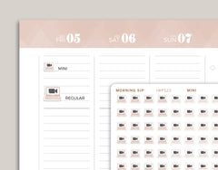 Virtual/Zoom Meeting Planner Sticker for 2022 inkWELL Press Planners IWP-E23