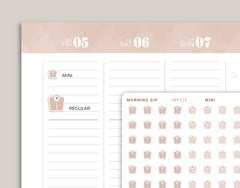 Scale Icon Planner Stickers for 2022 inkWELL Press Planners IWP-E15