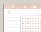 Heart Icon Planner Stickers for inkWELL Press IWPS30
