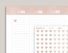 Heart Icon Planner Stickers for 2022 inkWELL Press IWP-E30