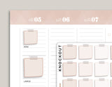 Sticky Note Box Planner Stickers for inkWELL Press Planners IWPS2 / IWPL6