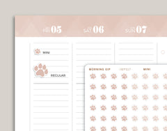 Paw Icon Stickers for 2022 inkWELL Press Planners IWP-E17