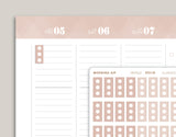 CLASSIC 3 Hexagon Checklist Planner Stickers for inkWELL Press Planners IWPS12