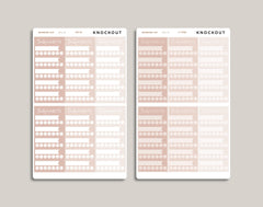 5 Habit Tracker Planner Stickers for 2022 inkWELL Press Planners IWP-P28