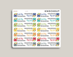 Pick Up Groceries Planner Stickers for MakseLife Planners  mixed