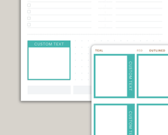 CUSTOM A5 Daily Dot Grid Appointment Full Box Planner Stickers for MakseLife Planner R59