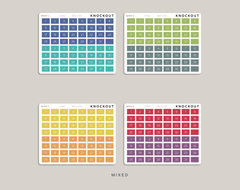 WEEK View Day Number Covers for Hobonichi Cousin HTM16